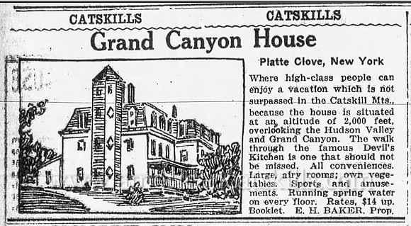 George S. Young was a talented photographer and boarding house owner in the rugged Devil’s Kitchen and Platte Clove section of the northern Catskills.