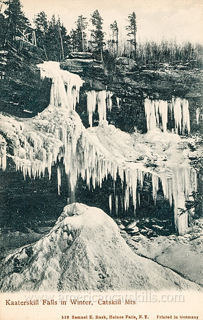 519_Kaaterskill Falls in Winter, Catskill Mts.