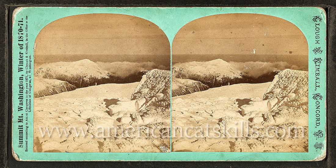 Clough and Kimball were photographers on the scientific expedition to the top of Mount Washington during the winter of 1870-1871.