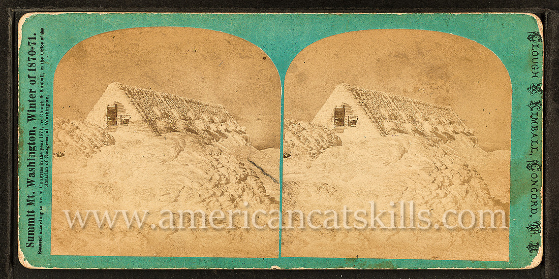 Clough and Kimball were photographers on the scientific expedition to the top of Mount Washington during the winter of 1870-1871.
