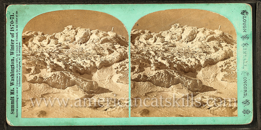 Clough and Kimball were photographers on the scientific expedition to the top of Mount Washington during the winter of 1870-1871.