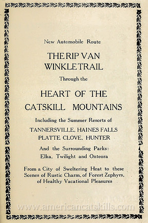 The Rip Van Winkle Trail