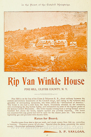 Rip Van Winkle House, Pine Hill, Ulster County, N. Y. (1895)