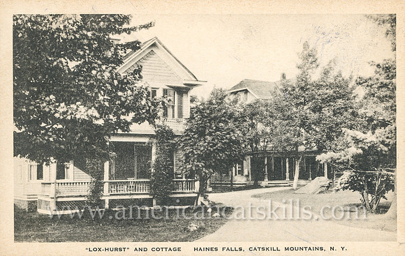 Lox-Hurst and Cottage, Haines Falls, Catskill Mountains, N. Y.