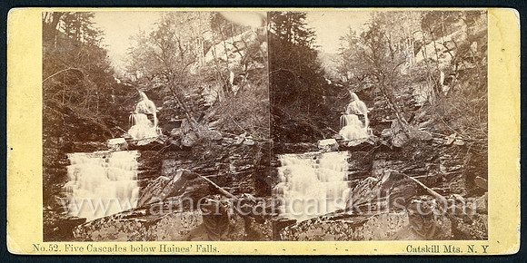 52_Five Cascades below Haines Falls, Catskill Mts. N.Y.