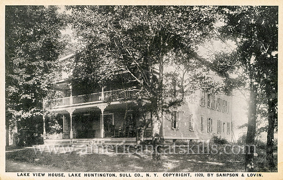 Lake View House, Lake Huntington, Sull Co., N.Y.
