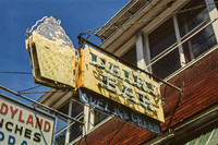Kandyland ice cream sign, Front Street, Hancock, New York
