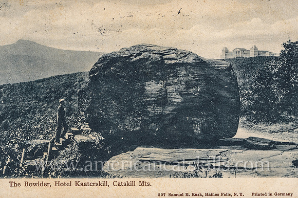 The Bowlder, Hotel Kaaterskill, Catskill Mts.