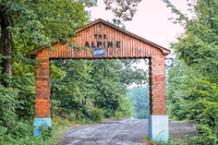 Alpine entrance, Binnewater area, Ulster County, New York