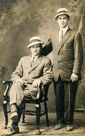Portrait, Two Men in Suits by S. S. Wheeler