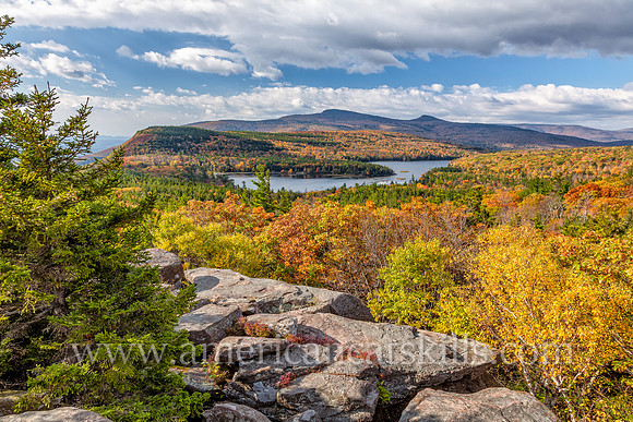 Sunset Rock along the Escarpment Trail is one of the finest views in the Catskills.