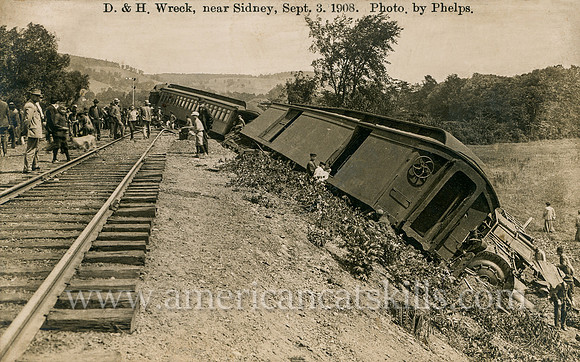 D. & H. Wreck, near Sidney, September 3, 1908 (3)