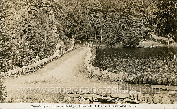 20_Sugar House Bridge, Churchill Park, Stamford, N. Y.