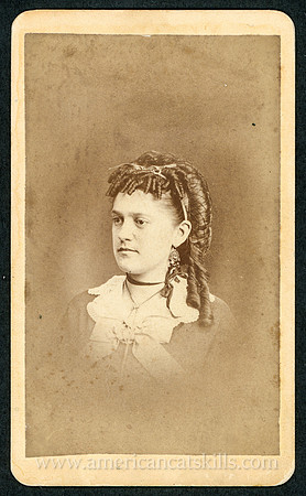 Portait, Woman with Curly Hair