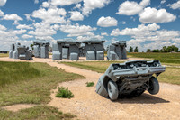 Photograph of Carhenge located at Alliance, Nebraska.
