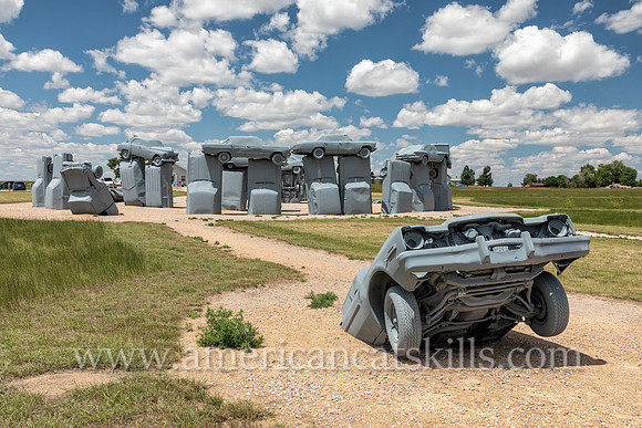 Photograph of Carhenge located at Alliance, Nebraska.
