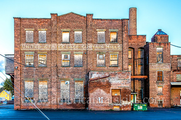 The now vacant United States Lace Curtain Mills textile factory, operating from 1902 to 1951, is located in the Midtown area of Kingston, New York.