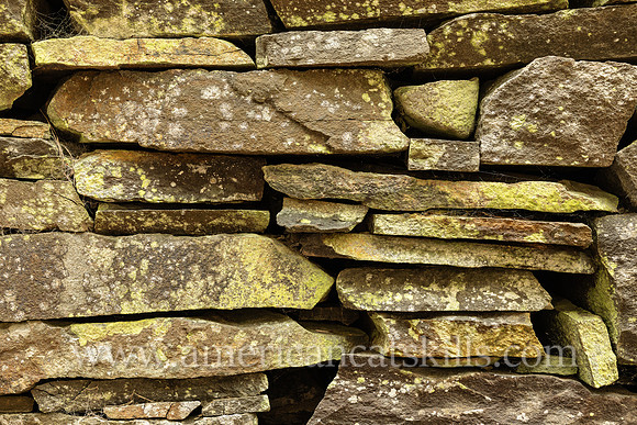 Photograph of Opus 40, an environmental bluestone sculpture located in Saugerties, New York.