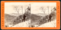 Vintage E. & H. T. Anthony & Co. stereoview # 265 titled “View from Sunset Rock looking East” from the “Winter in the Catskills” series.
