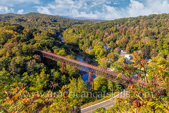 The Rosendale Trestle in the hamlet of Rosendale is part of the 24-mile Wallkill Valley Rail Trail that runs from Gardiner to Kingston.