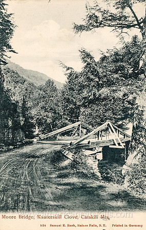 524_Moore Bridge, Kaaterskill Clove, Catskill Mts.