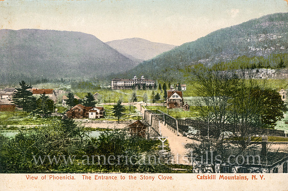View of Phoenicia, The Entrance to the Stony Clove, Catskill Mountains, N. Y.