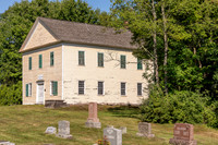 Photograph and history of the Second Old School Baptist Church of Roxbury in Delaware County, New York.