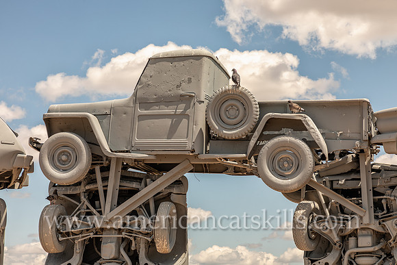 Photograph of Carhenge located at Alliance, Nebraska.