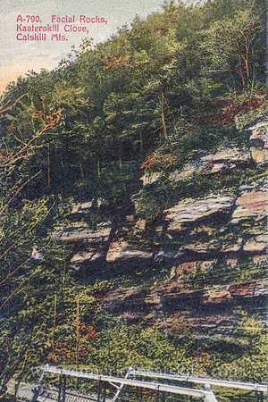 Facial Rocks, Kaaterskill Clove, Catskill Mts.