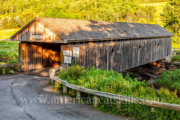 Fitch’s Covered Bridge in East Delhi, New York.