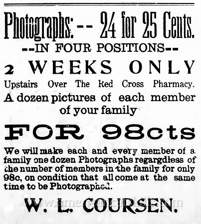 W. L. Coursen, Photographer