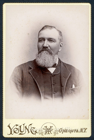 Vintage portrait taken by photographer Perry R. Young.