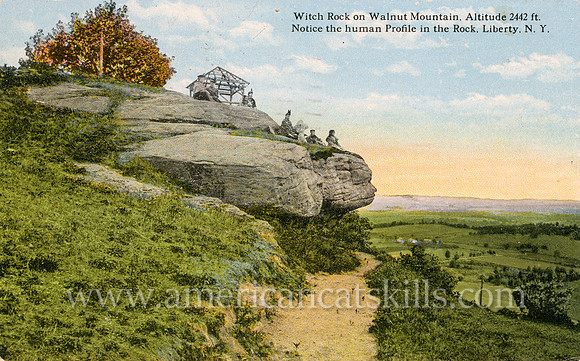 Witch Rock on Walnut Mountain, Liberty, N. Y.