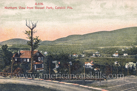 Northern View from Sunset Park, Catskill Mts.
