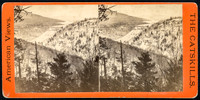 Vintage E. & H. T. Anthony & Co. stereoview # 268 titled “View from Laurel House, looking West” from the “Winter in the Catskills” series.