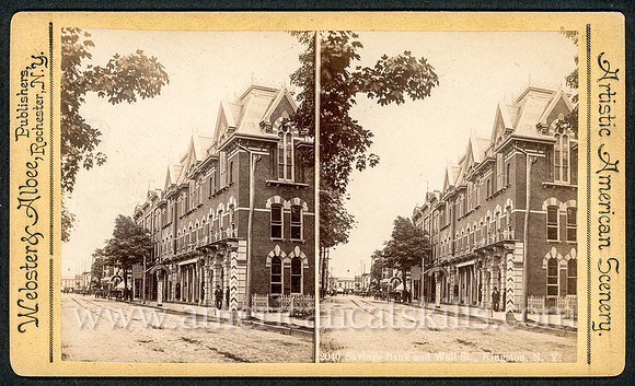 2040_Savings Bank and Wall St., Kingston, N. Y.