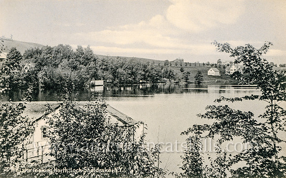 The Lake looking North, Loch Sheldrake, N. Y.