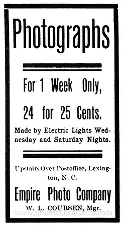 Empire Photo Company, W. L. Coursen, Manager