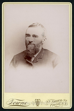 Portrait, Man in Suit, by W. H. Towne, 47 Third Street, Troy, New York