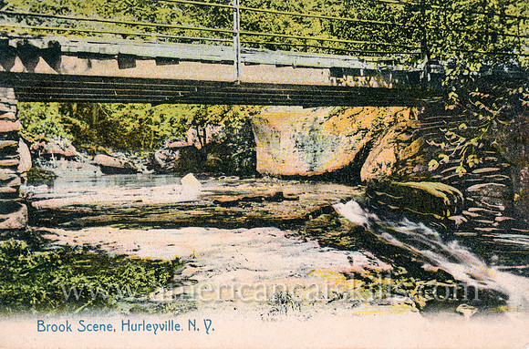 Brook Scene, Hurleyville, N. Y.