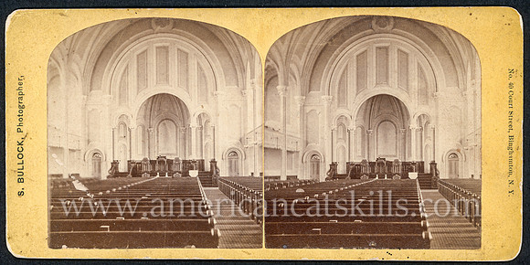 Interior, Presbyterian Church, Binghamton, New York