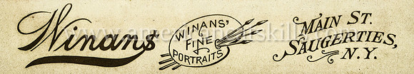 Winans' Fine Portraits, Main St., Saugerties, N. Y.