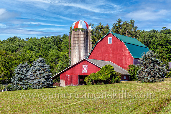 Farm and barn scene located near Callicoon in Sullivan County.