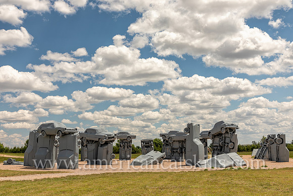 Photograph of Carhenge located at Alliance, Nebraska.
