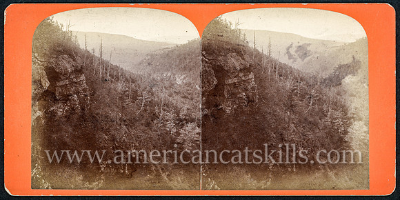 1st Series, #208, version 2_Looking down from the Spray House_Loeffler_Catskill Mountain Scenery