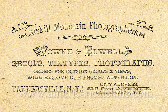 Towne & Elwell, Catskill Mountain Photographers, Tannersville, N.Y.
