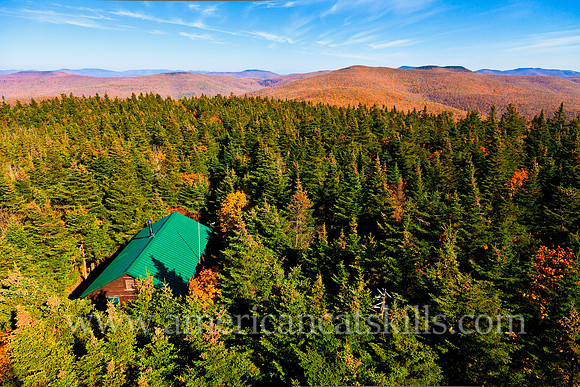 View from Balsam Lake Mountain fire tower