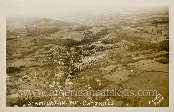 Photograph by Kenneth Corbin titled "Stamford in the Catskills."
