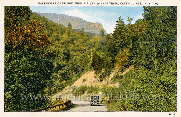 Palenville Overlook from Rip Van Winkle Trail, Catskill Mts., N. Y.