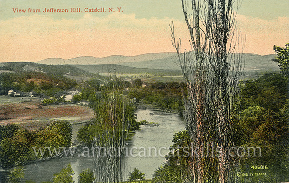 Photograph by F. G. Clarked titled "View from Jefferson Hill, Catskill, N.Y."